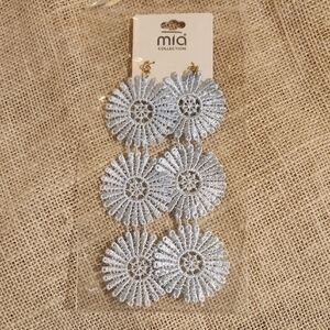 🔥3 For 10🔥 Mia Collection Blue Statement Earrings